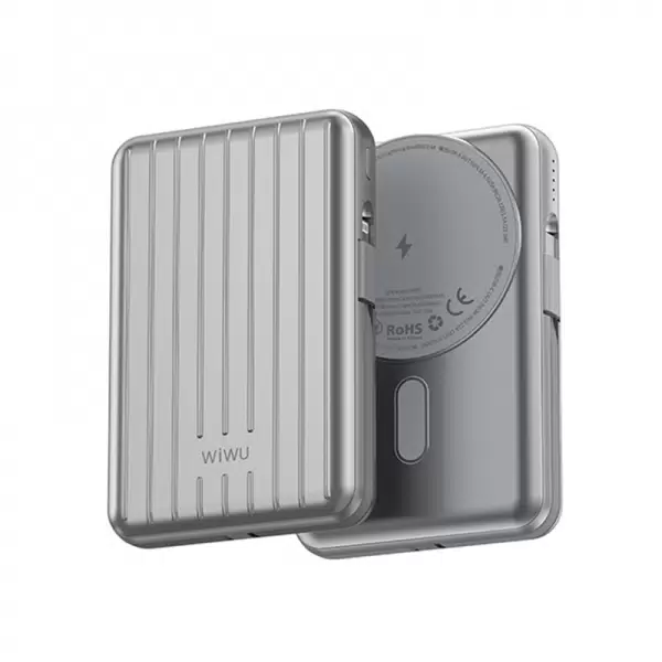 Доп. АКБ WIWU Trunk Series 10000mAh 22.5W Silver